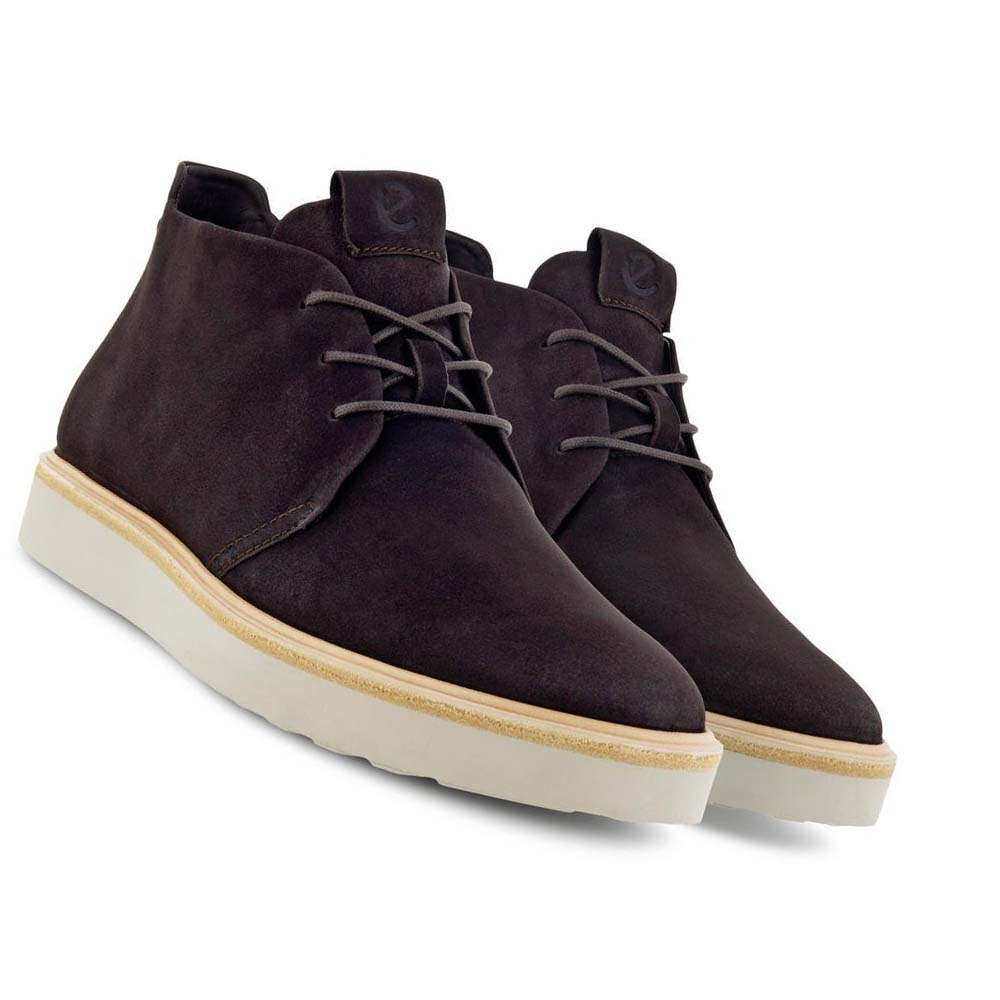 Pánské Boty Casual Ecco Techwelt Chukka Vínové | CZ 501YXF